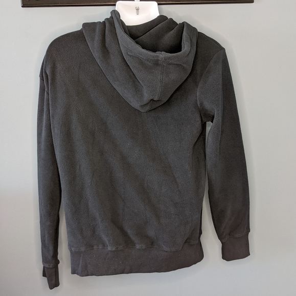 NWT Sovereign Code (Nordstrom) Men's All Fleece Navy Blue Hoodie - Picture 4 of 6